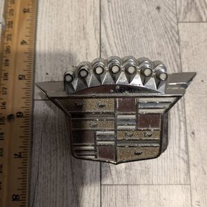 Cadillac Silver and Gold Emblem